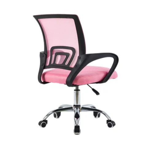 Scaun de birou, roz/ negru, DEX 4 NEW